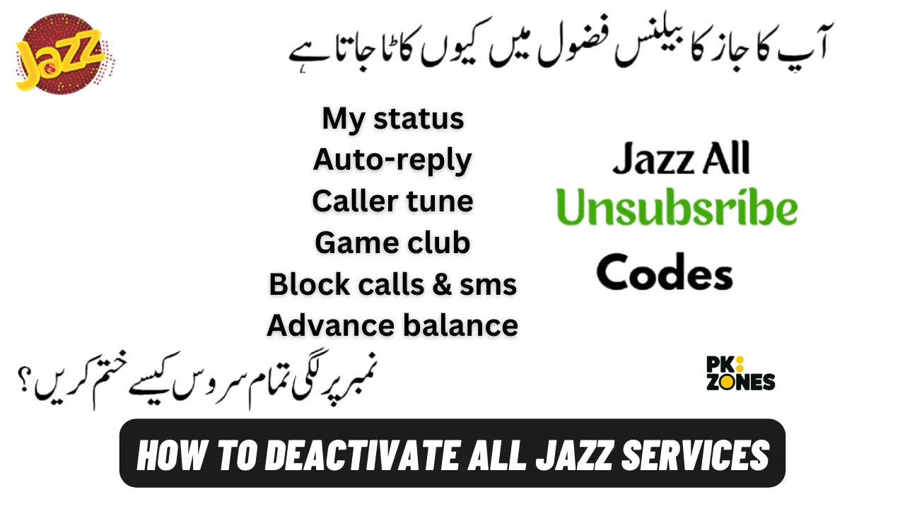 How to Deactivate All Jazz Services